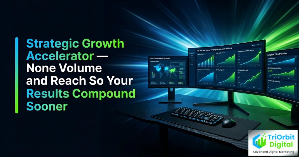 The growth-accelerator.webp image shows computer monitors displaying performance dashboards for strategic growth.